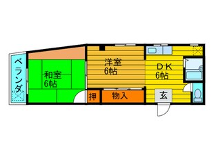 サングリ－ン有持の物件間取画像